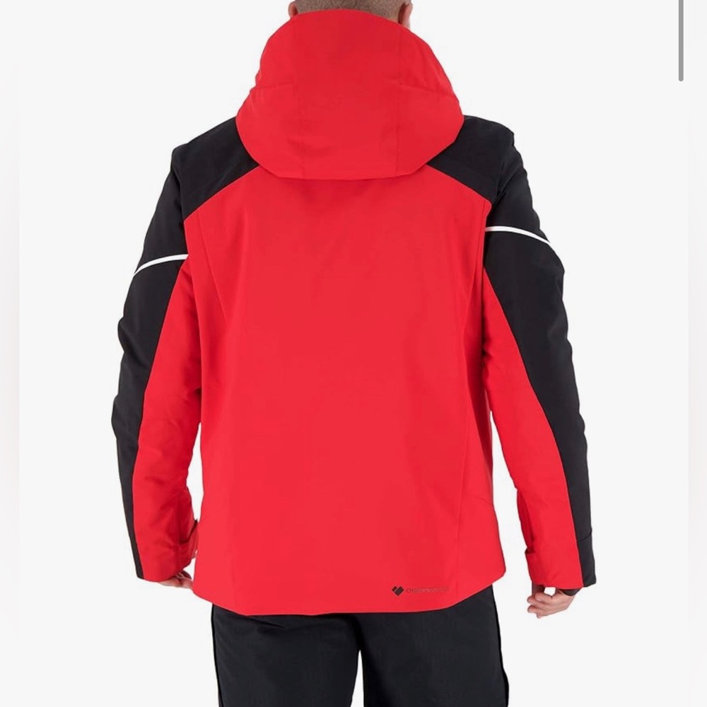 Obermeyer Foundation Snow Insulated Red/Black Skiing-Jacket Men’s Large NWOT - Picture 2 of 16